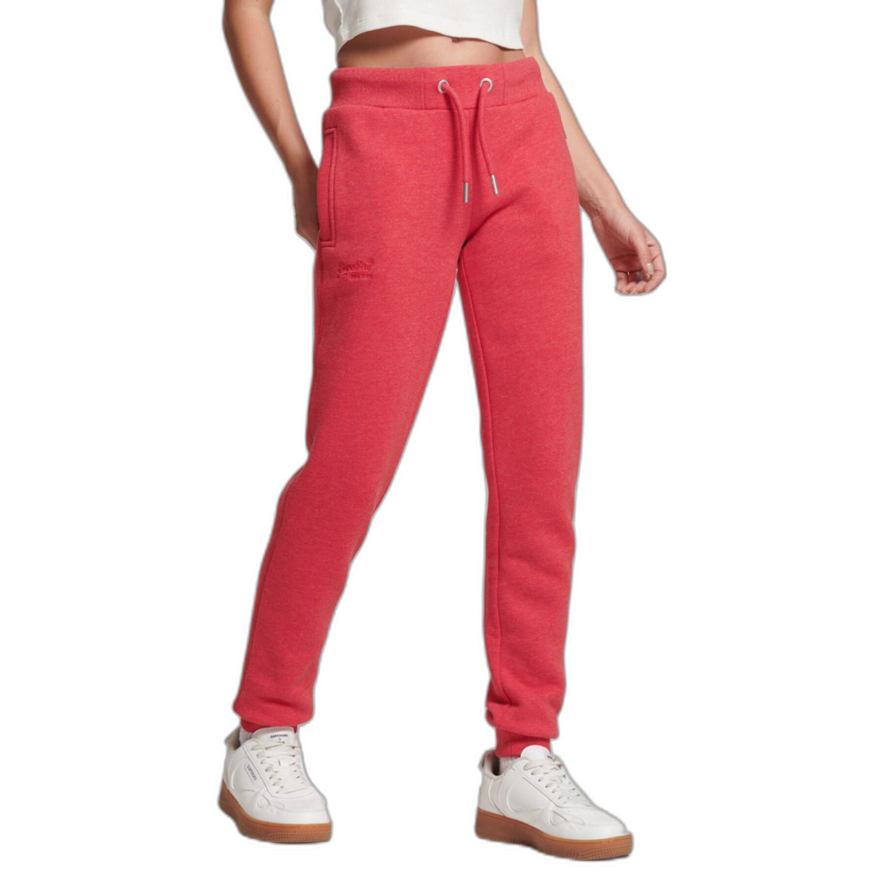 Organic cotton jogging suit for women Superdry Essential Logo