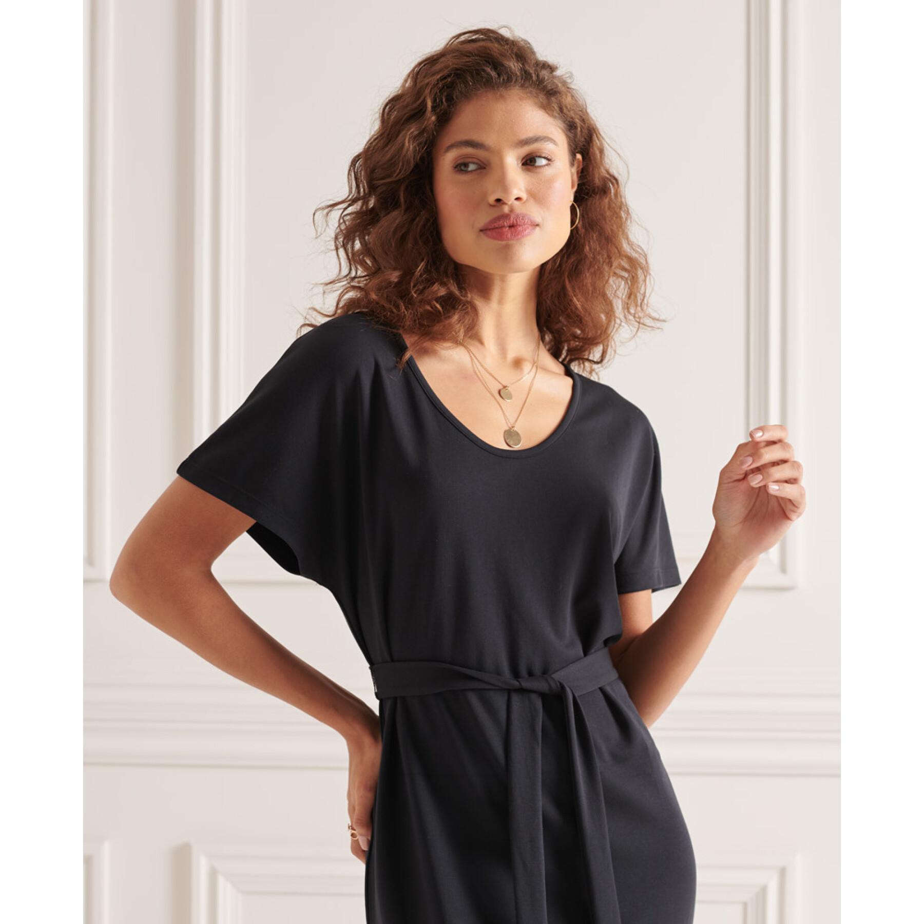Mini dress with ties at the waist woman Superdry