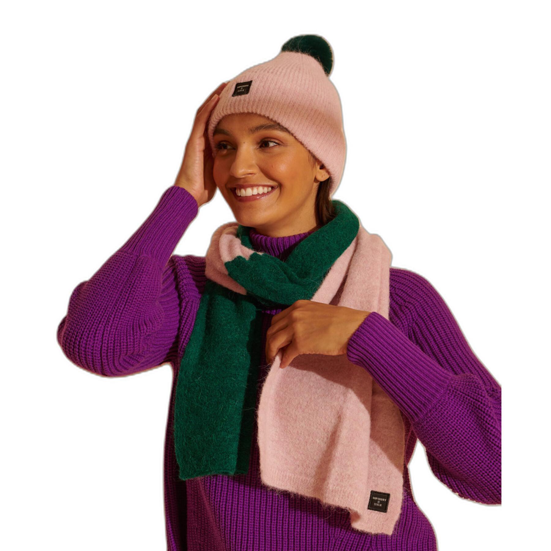 Women's hat and scarf Superdry Super Lux