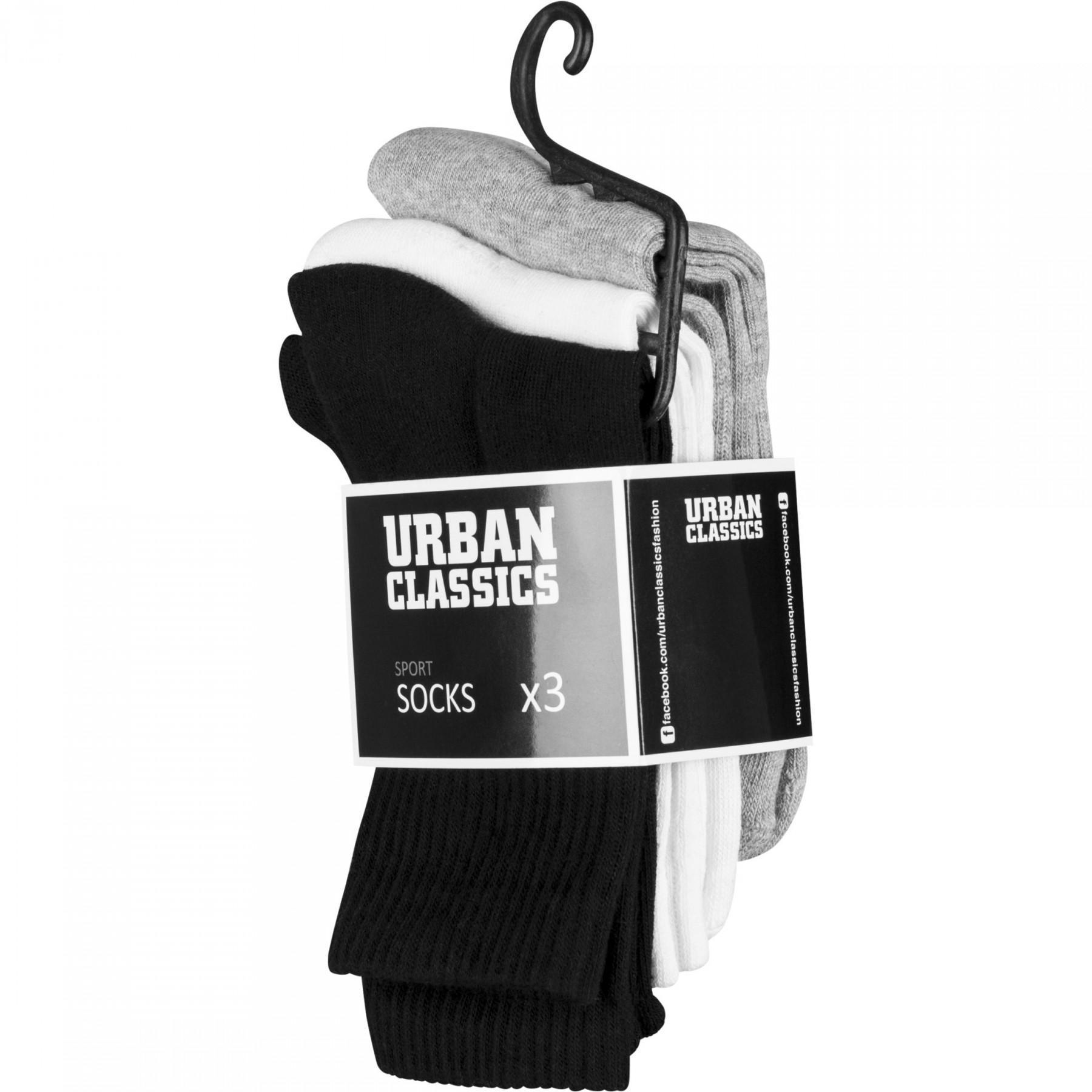 Urban classic sport socks (x3) 