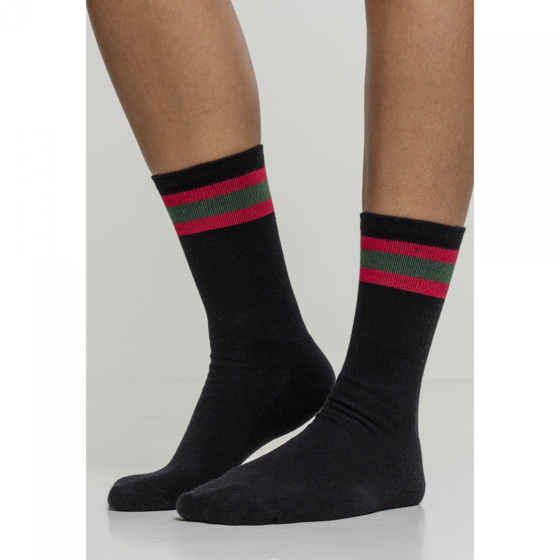 Urban classic stripy socks (x2) 