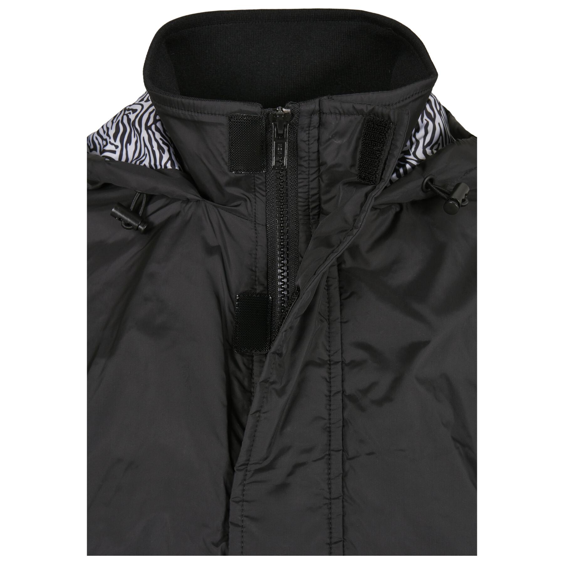 Women's waterproof jacket Urban Classics aop mixed pull