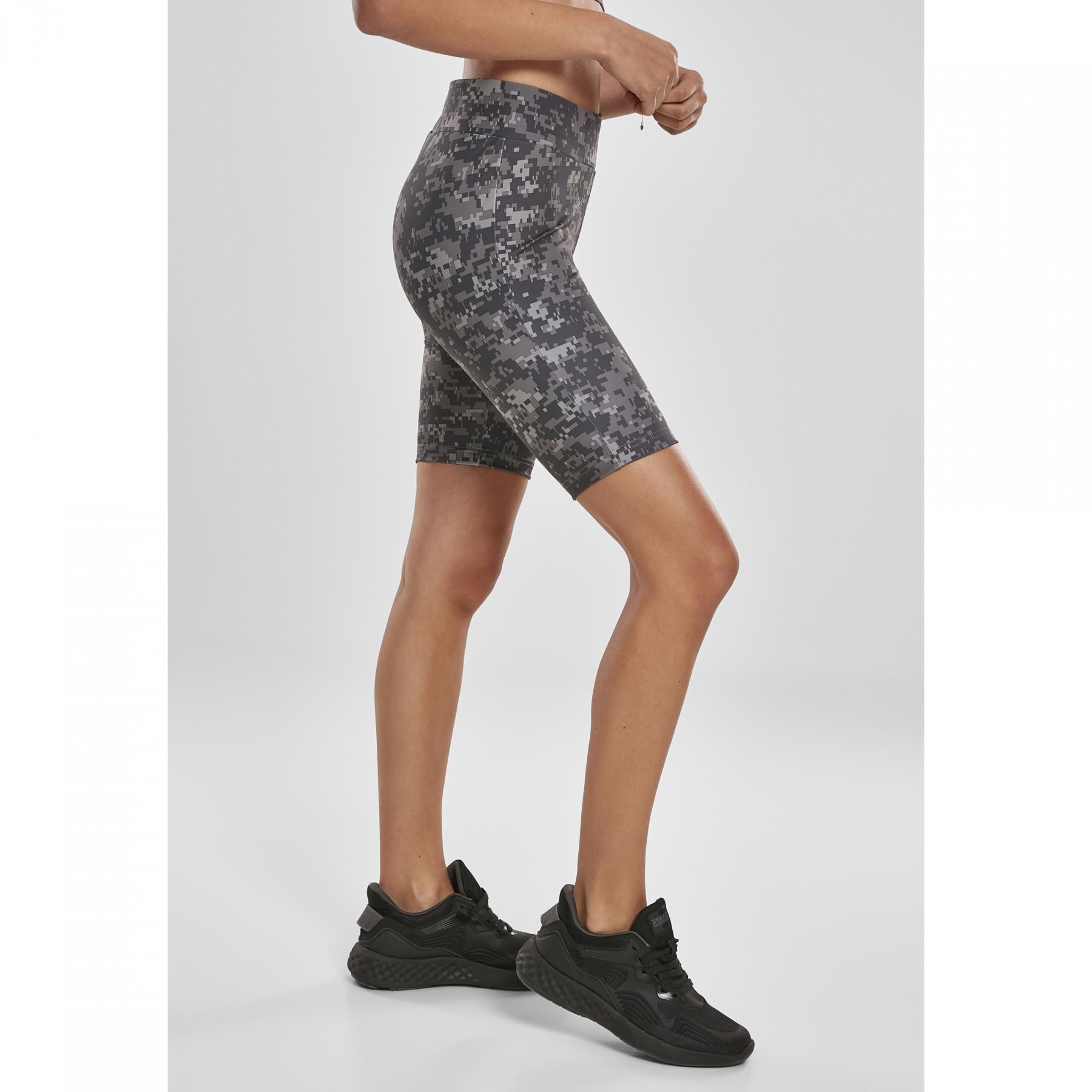 Cycling shorts for waist camo Classics Clothing - Shorts Women\'s Urban tech - women high