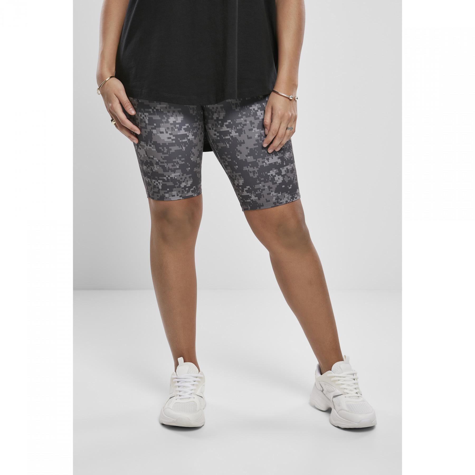 Cycling shorts for women Urban Classics high waist camo tech - Shorts - Women\'s  Clothing | Stoffhosen