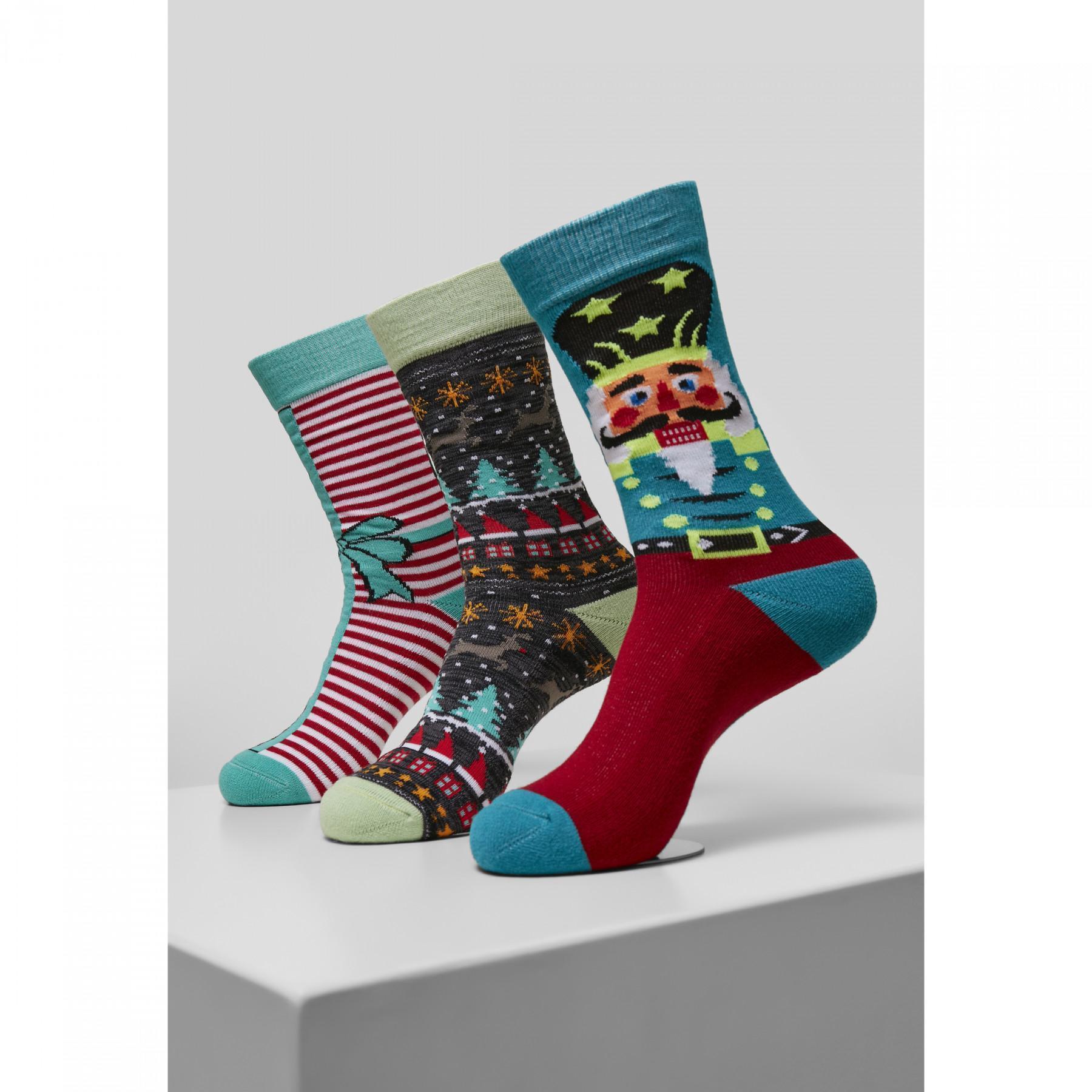 Socks Urban Classics christmas nutcracker (3pcs)