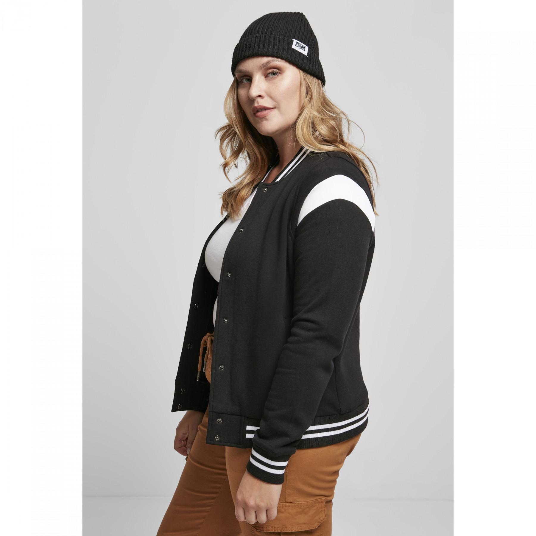 Sustainable college jacket for women Urban Classics recyclable