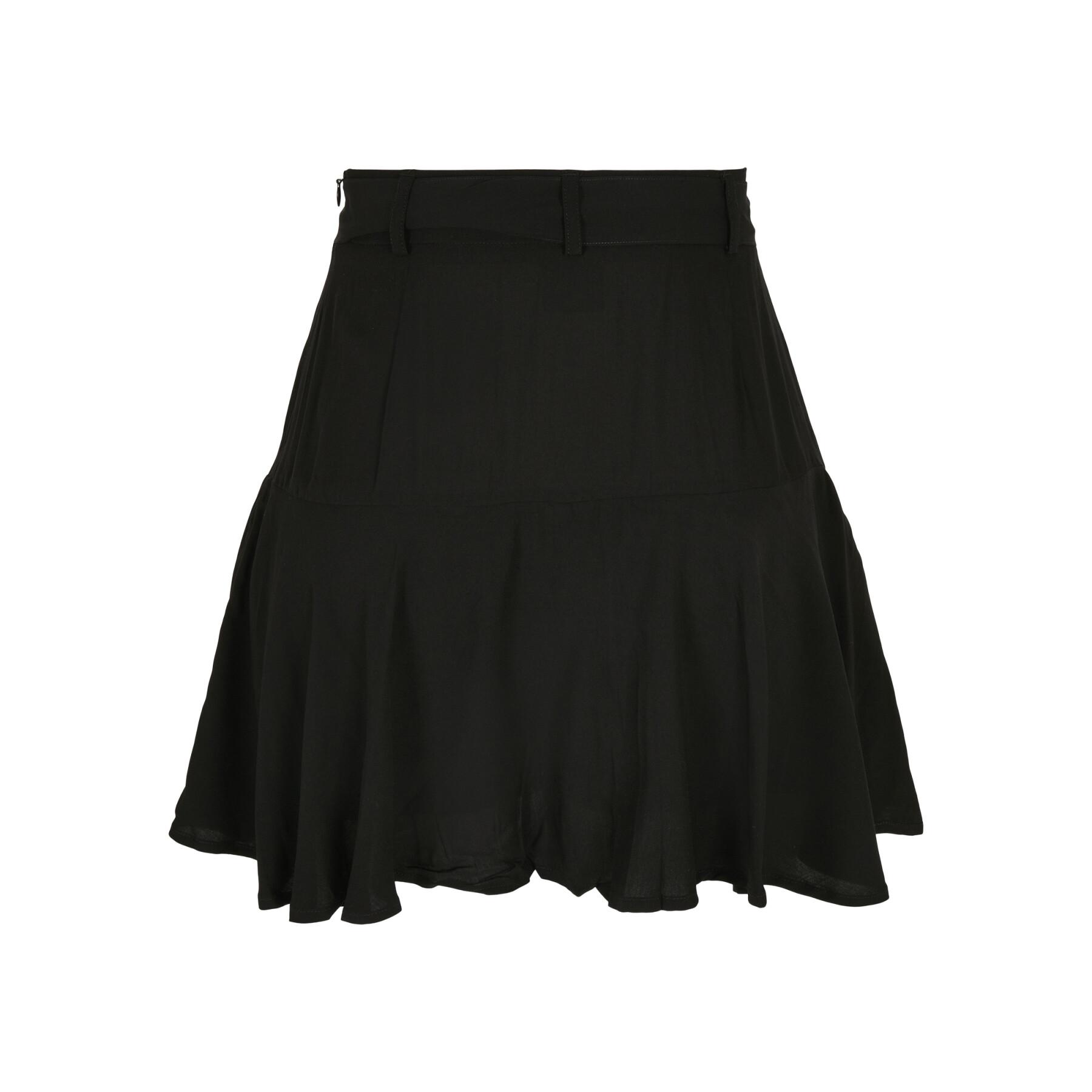 Women's skirt Urban Classics viscose mini (large sizes)