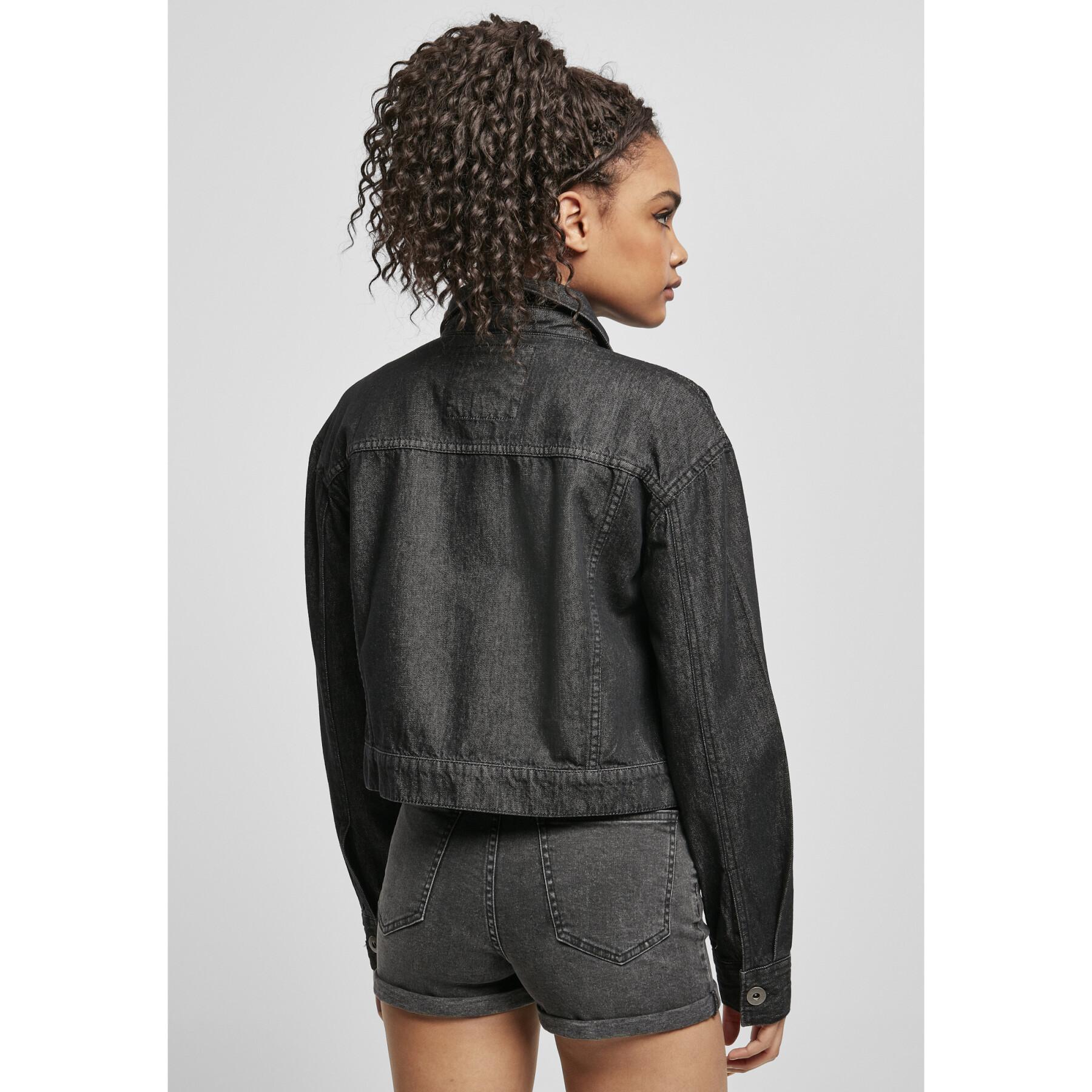 Women's denim jacket Urban Classics short oversized