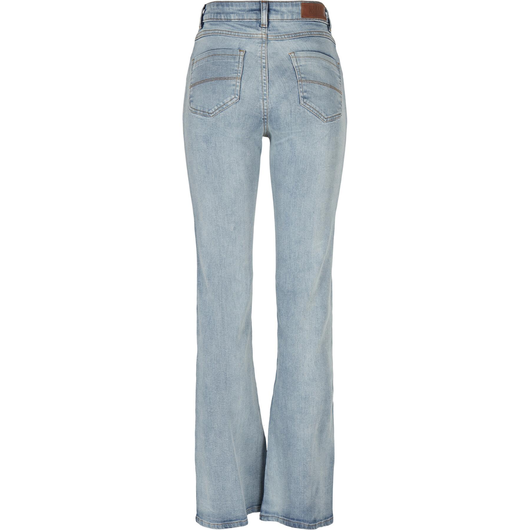 Women's jeans Urban Classics high waist flared