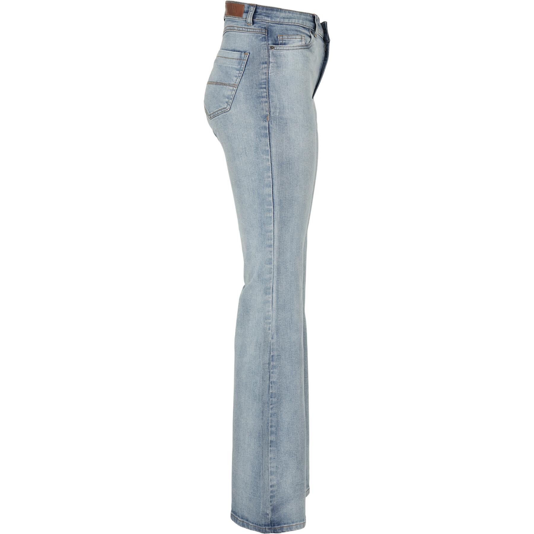 Women's jeans Urban Classics high waist flared(GT)