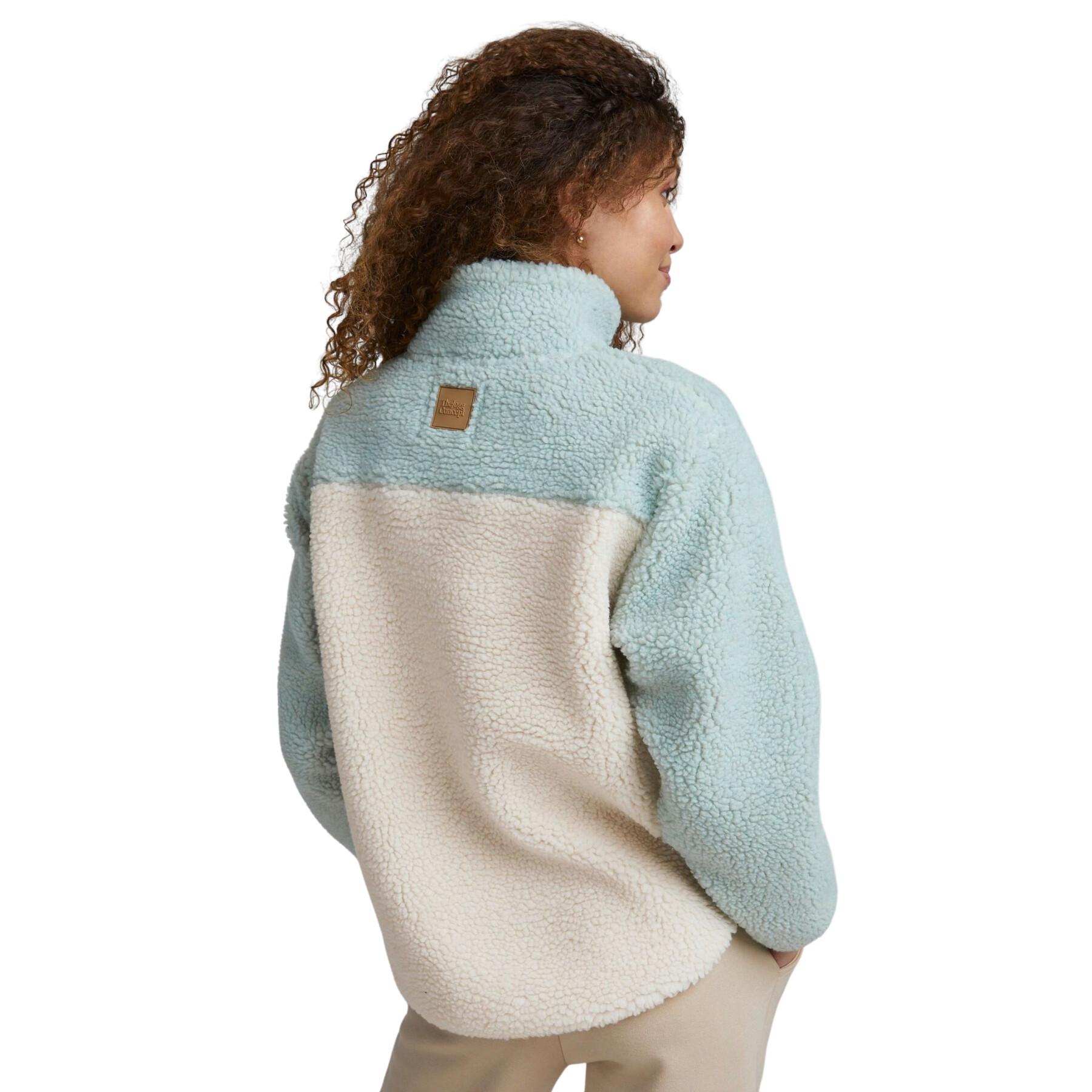 Women's half-zip fleece with long sleeves TheJoggConcept Jcberri