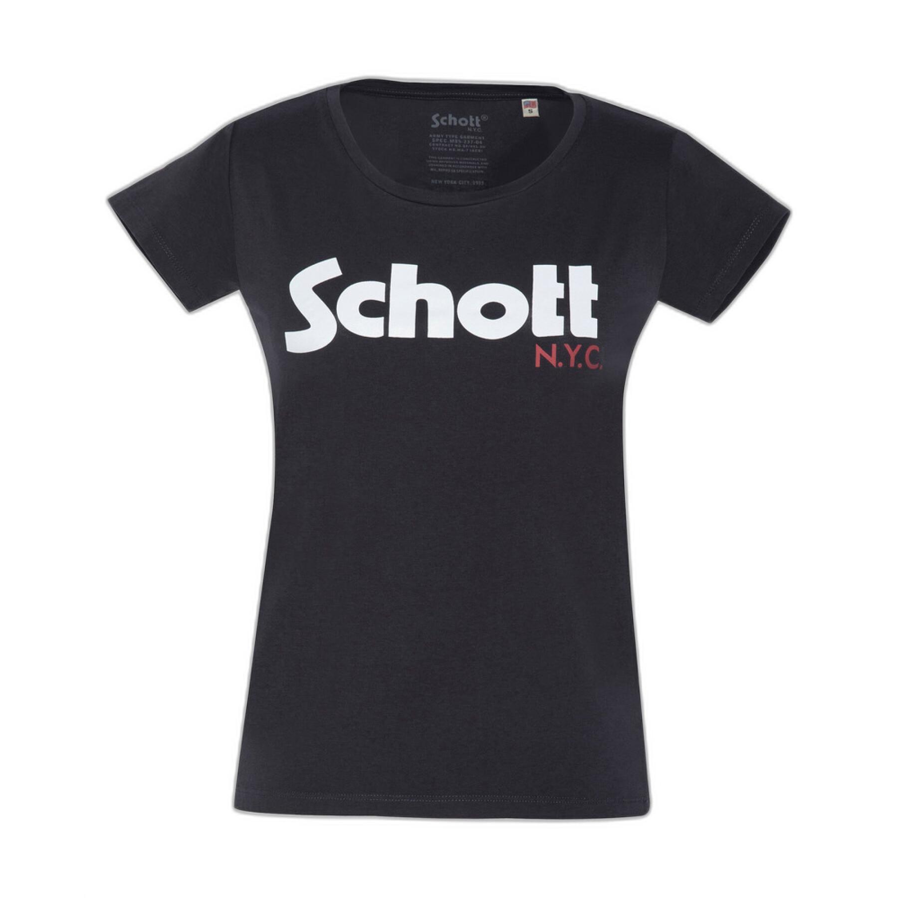 Women's printed T-shirt Schott