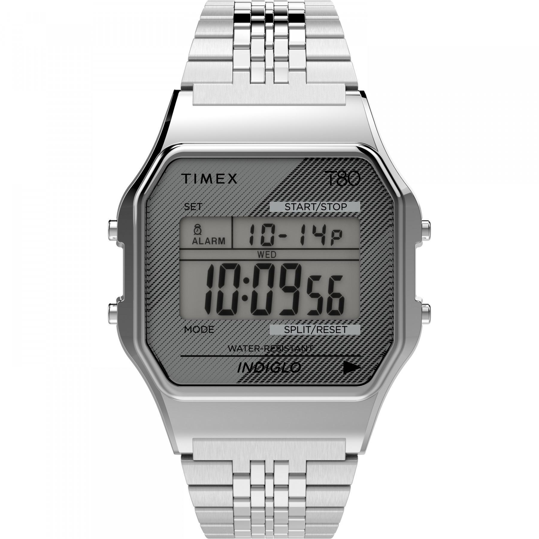 Watch Timex T80 34 mm Bracelet en acier inoxydable
