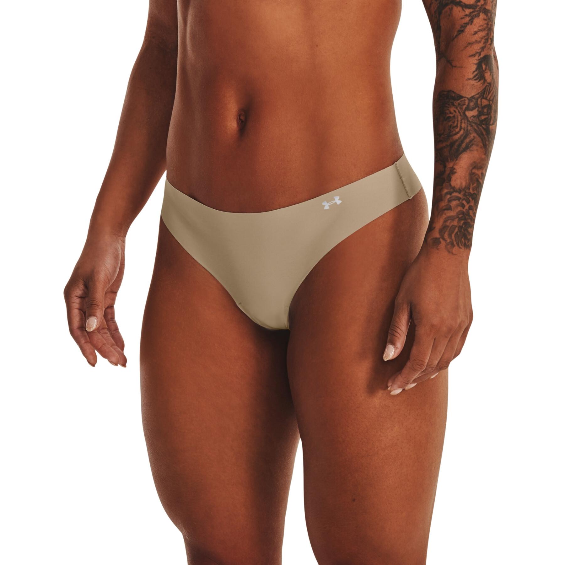 Set of 3 thongs for women Under Armour Pure Stretch - Underwear