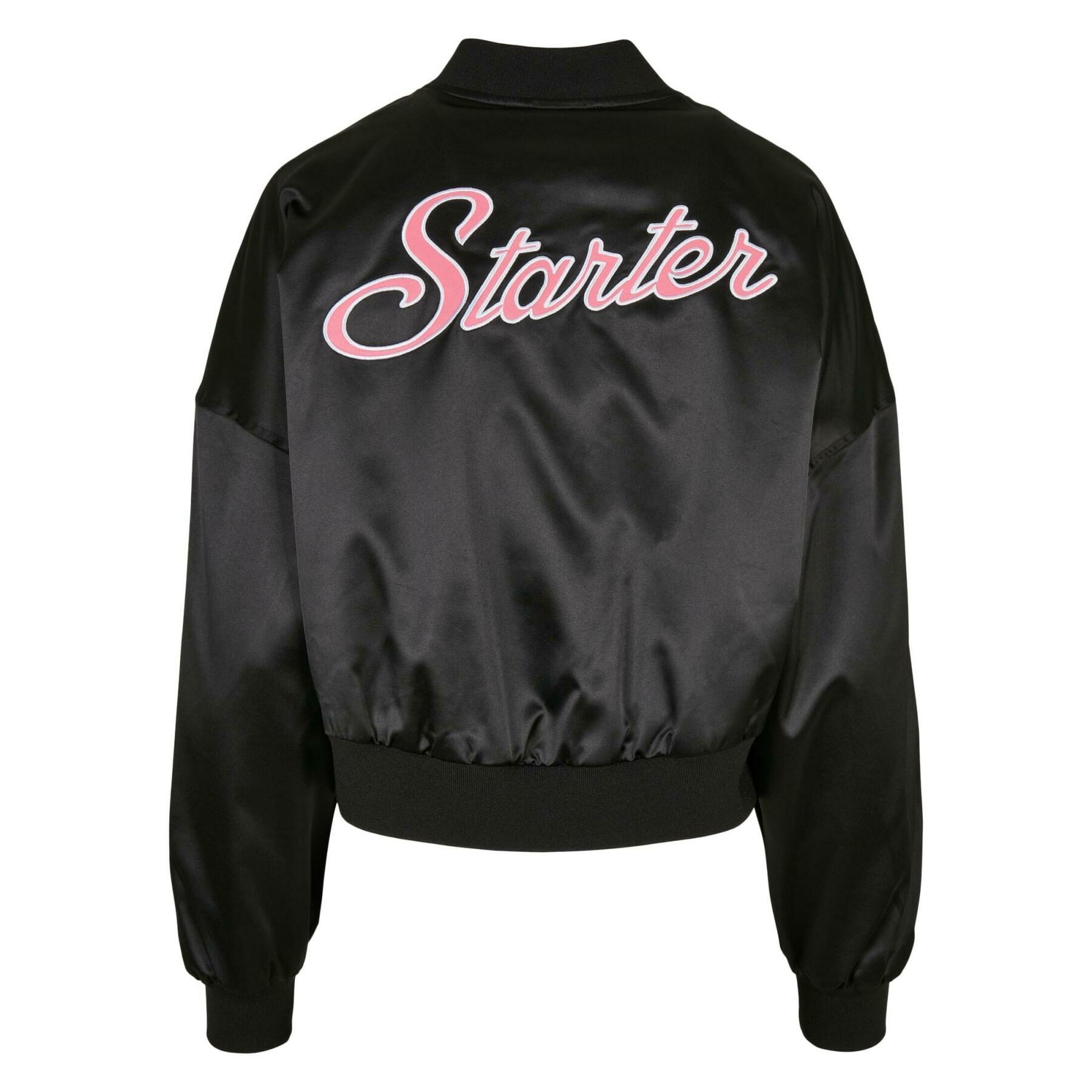 Satin jacket woman urban classics college Starter - Jackets & Coats -  Women\'s Clothing