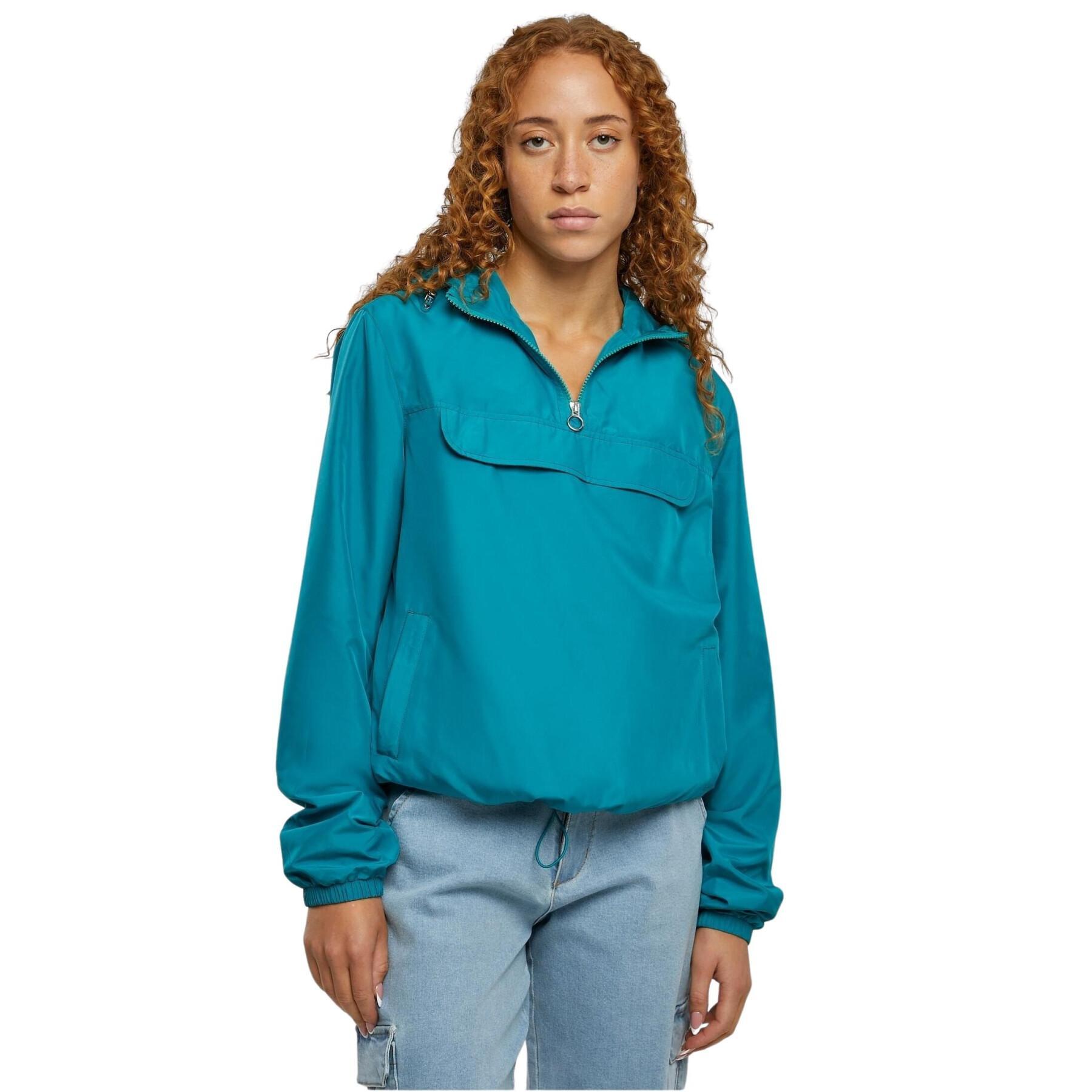 Women's waterproof jacket large sizes Urban Classics Basic