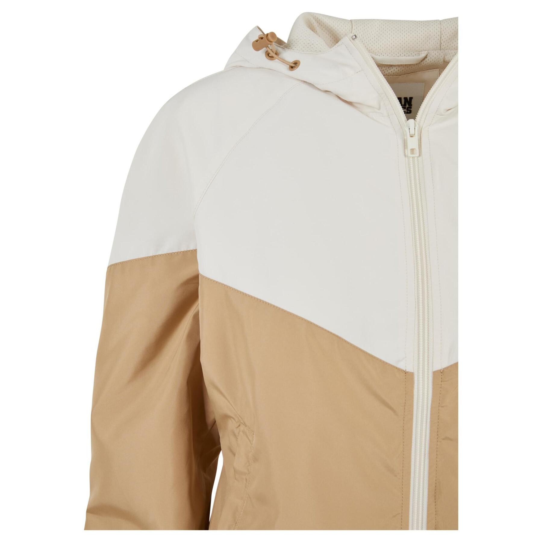 Women's waterproof jacket large sizes Urban Classics Arrow