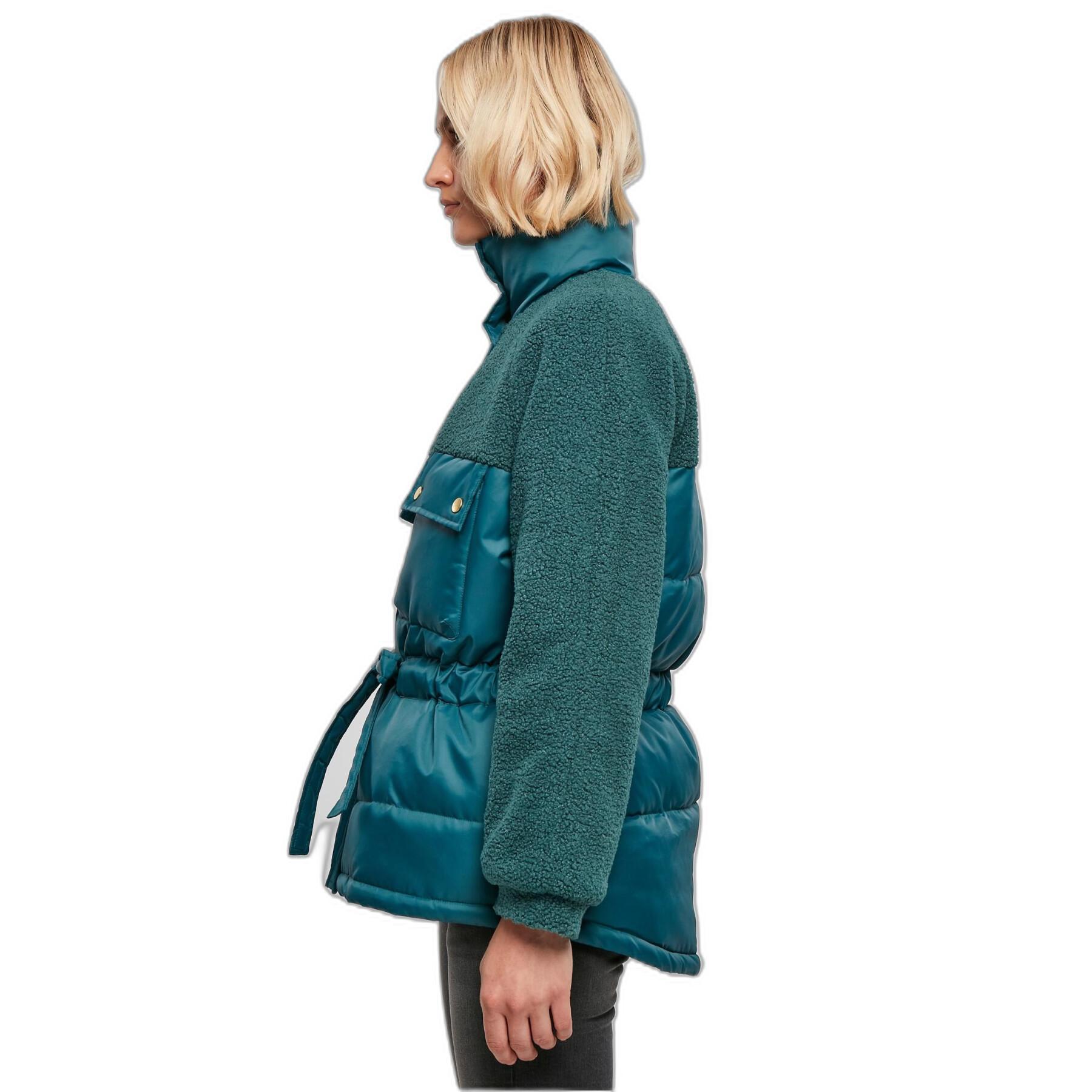 Mixed sherpa jacket for women Urban Classics
