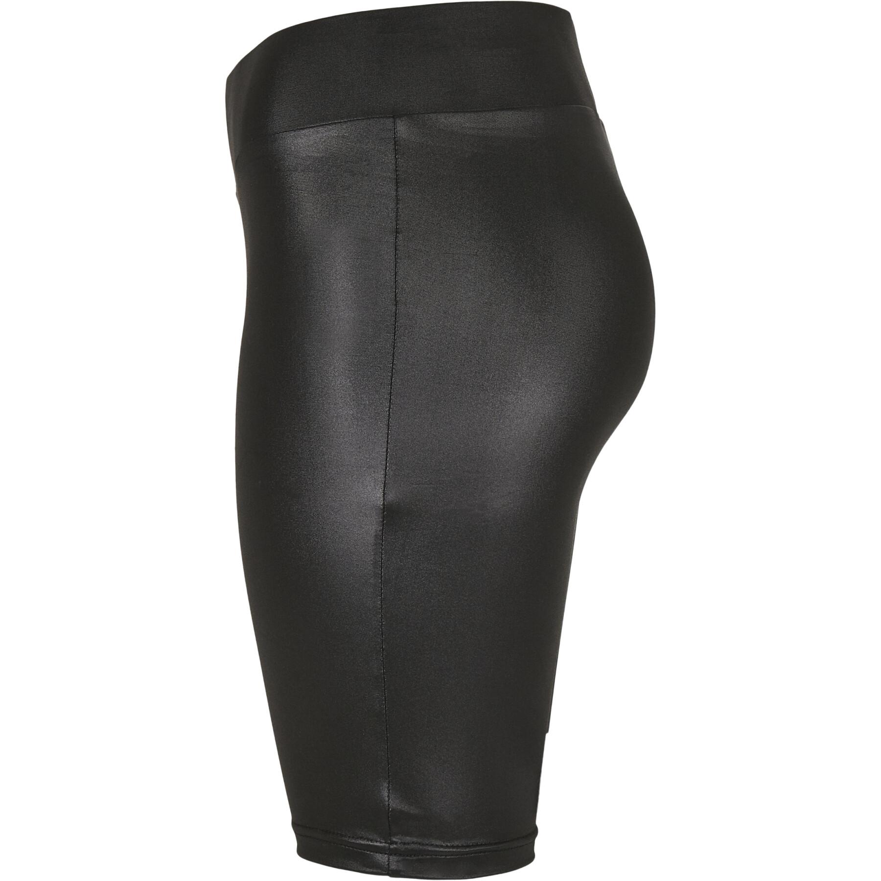 Synthetic leather cycling undershorts woman large sizes Urban Classics