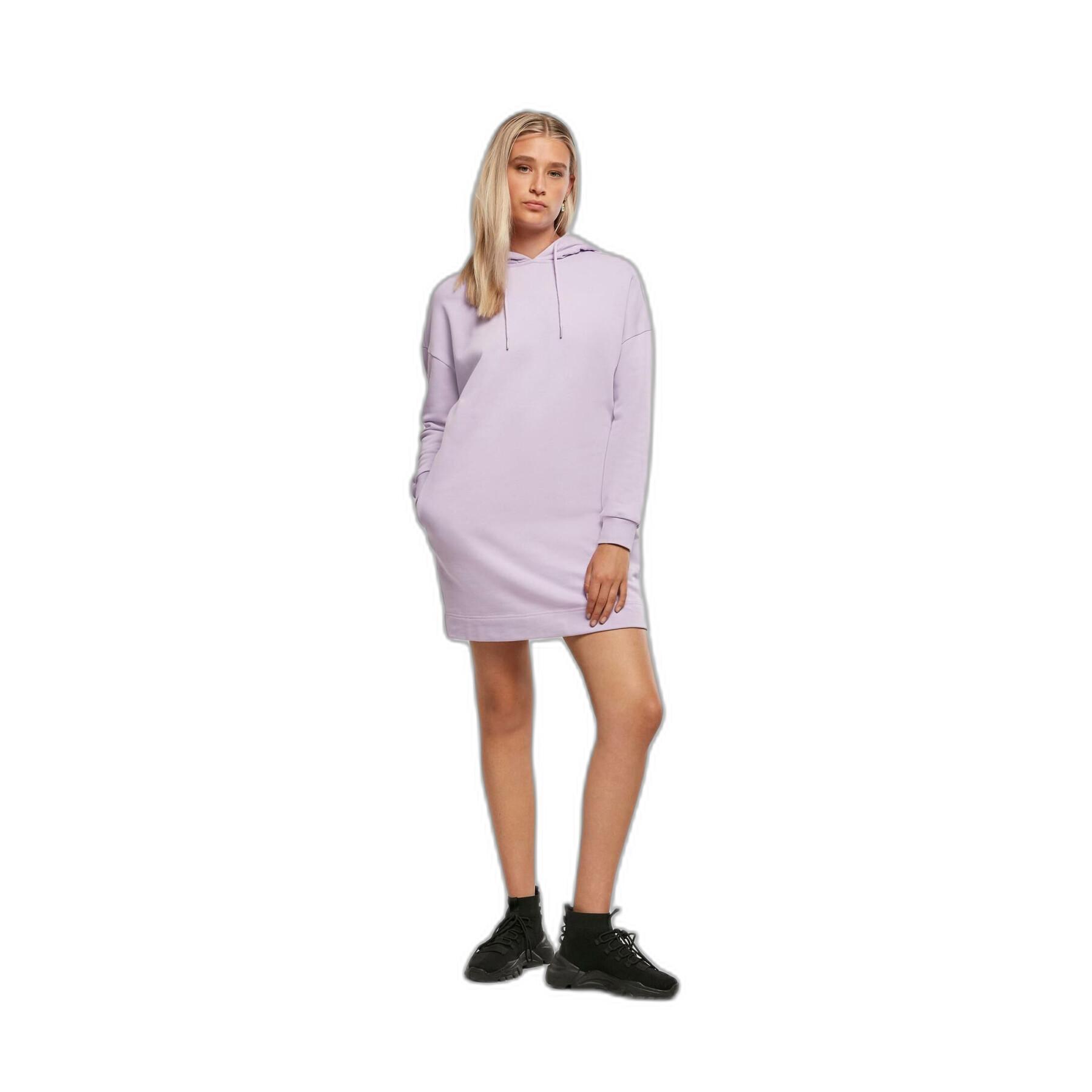 Women's hooded dress Urban Classics Organic Oversized Terry