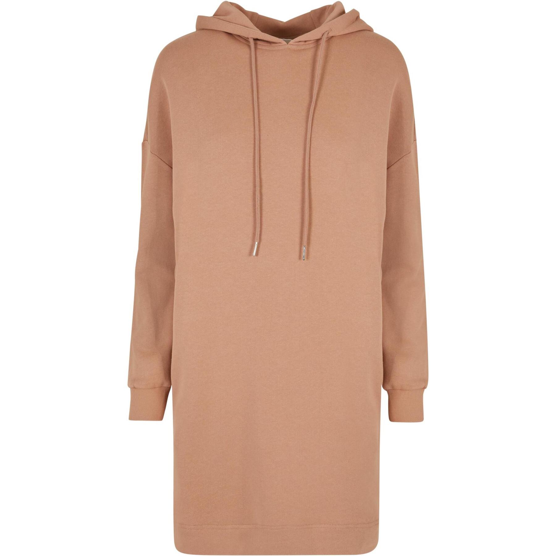 Dress hooded Women's large sizes Urban Classics Organic Terry