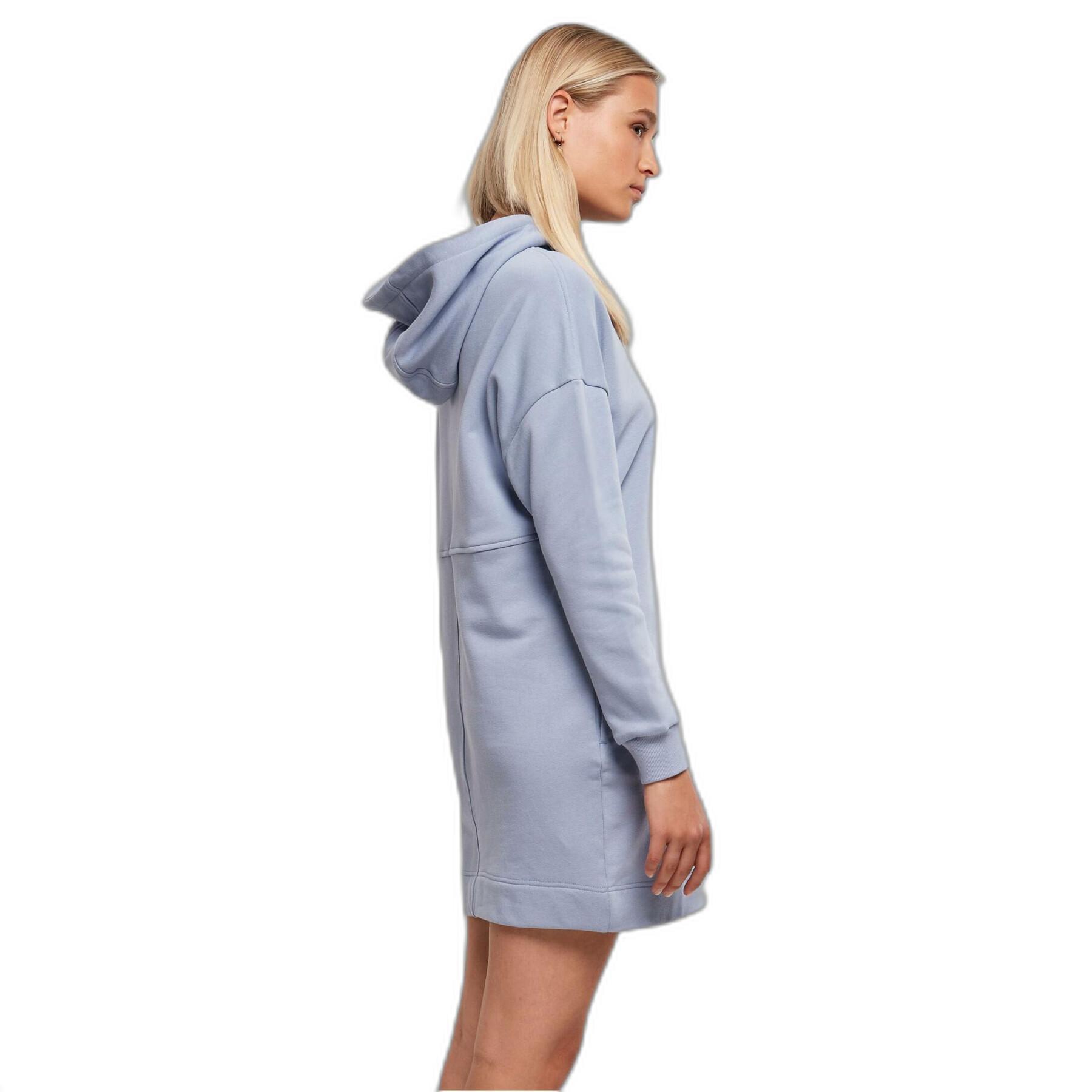 Women's hooded dress Urban Classics Organic Oversized Terry GT