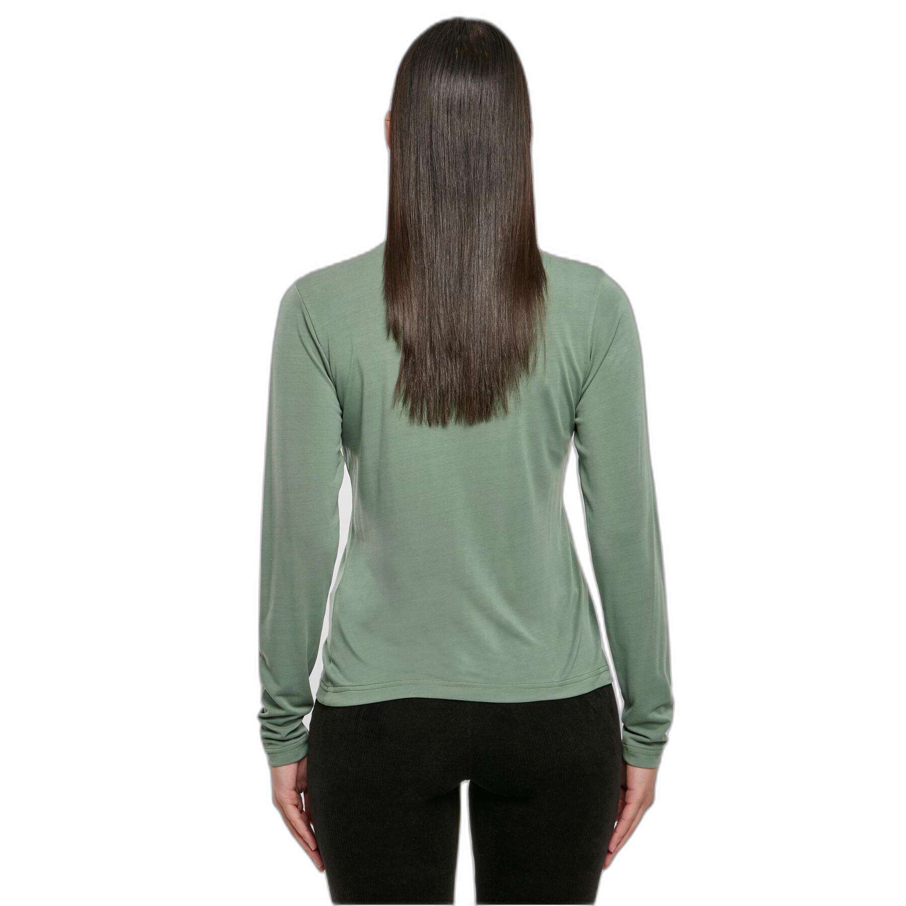 Women's long sleeve turtleneck sweatshirt in modal Urban Classics GT