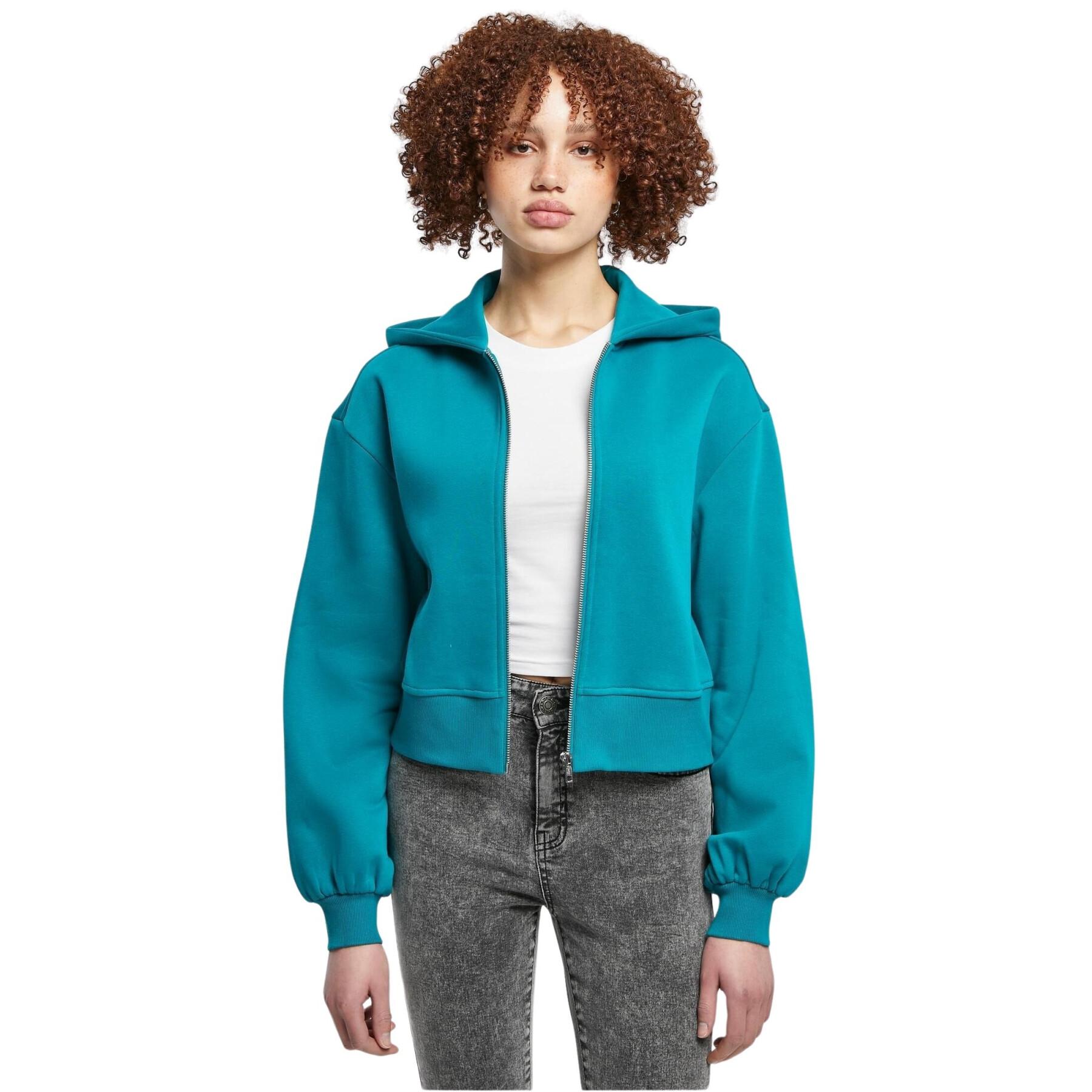 Jacket zipped court oversize femme Urban Classics