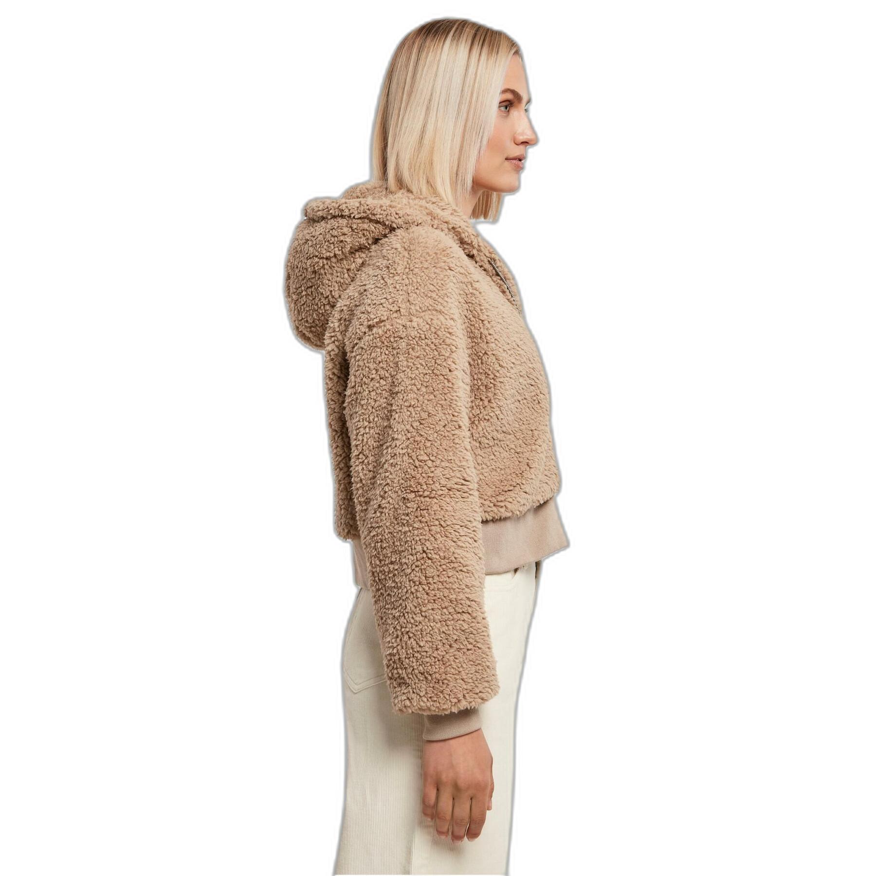 Women's short fleece Urban Classics Oversized Sherpa