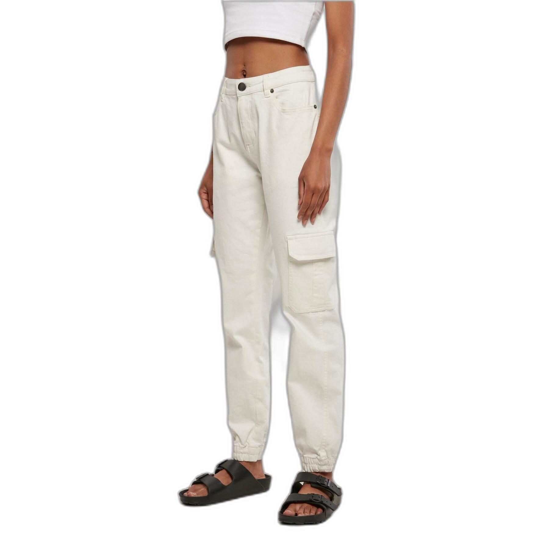 Women's cargo pants Urban Classics Organic Stretch Denim