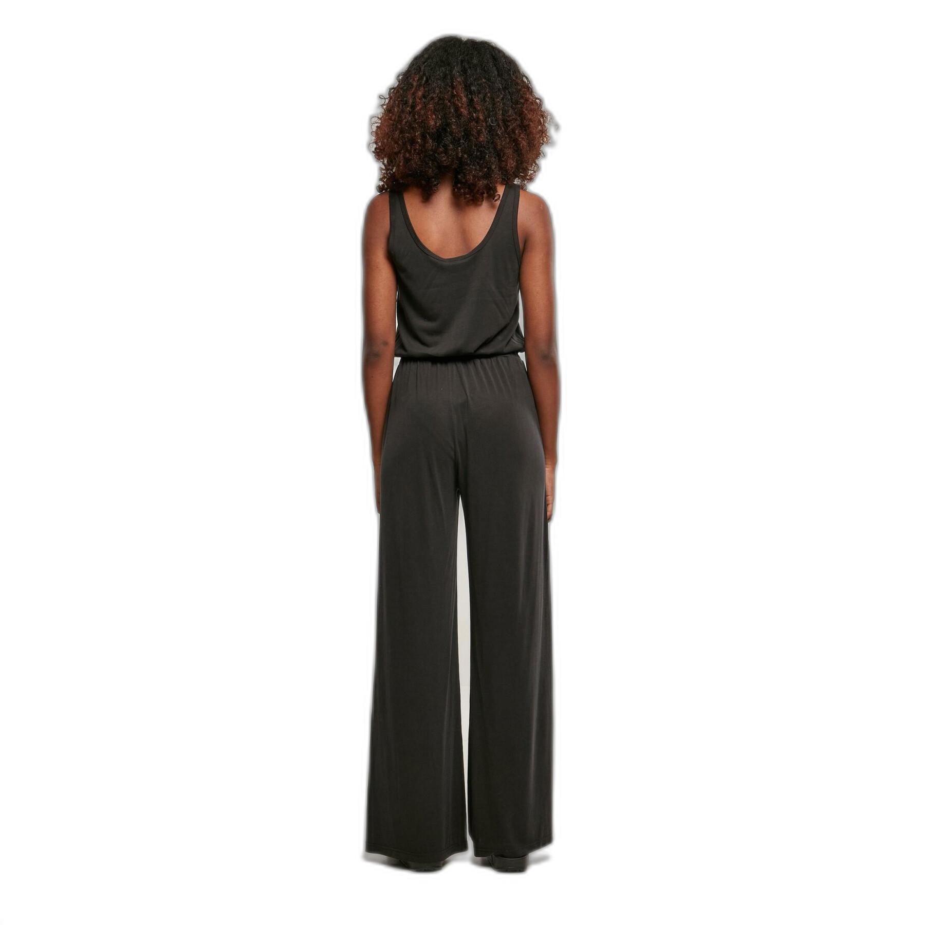 Sleeveless jumpsuit for women Urban Classics Modal