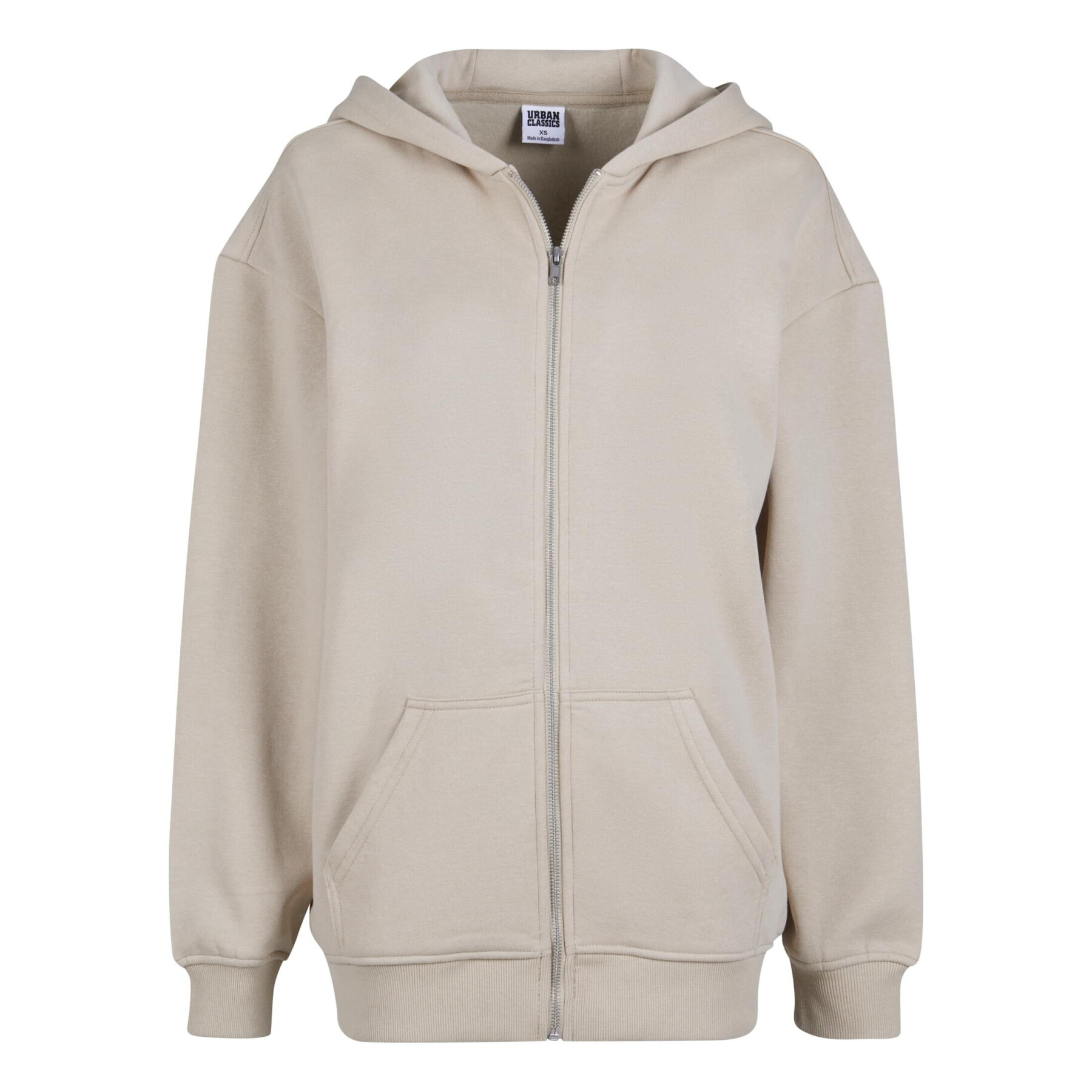 Women's zip-up hoodie Urban Classics Oversized