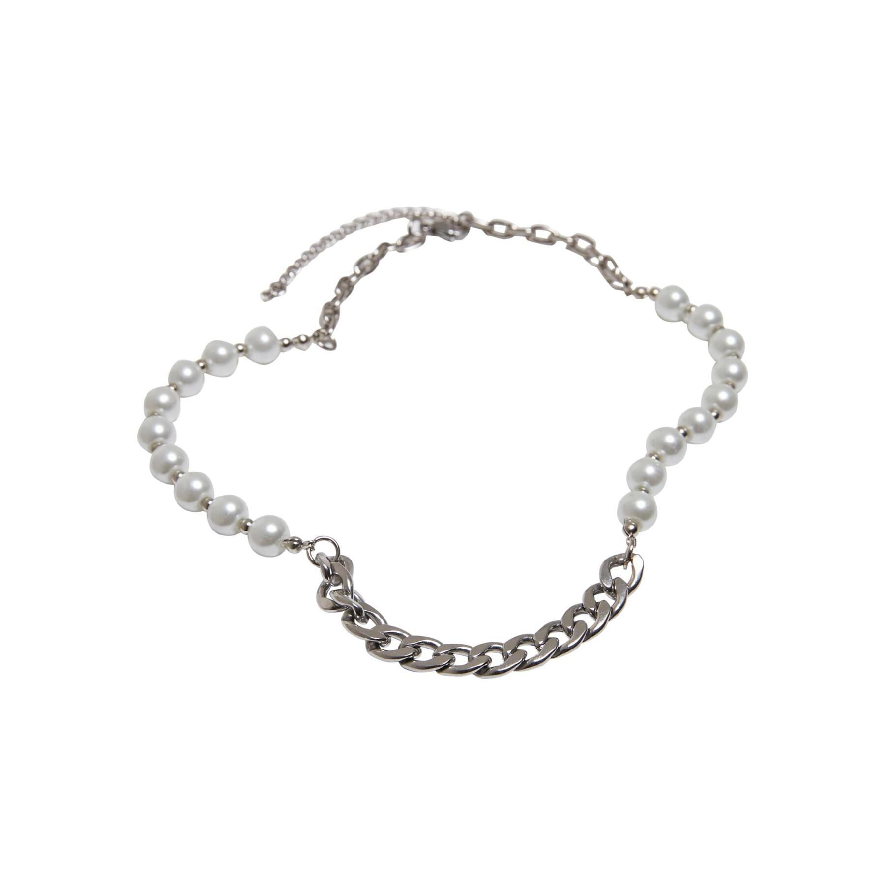 Women's necklace Urban Classics Pearl Various Chain