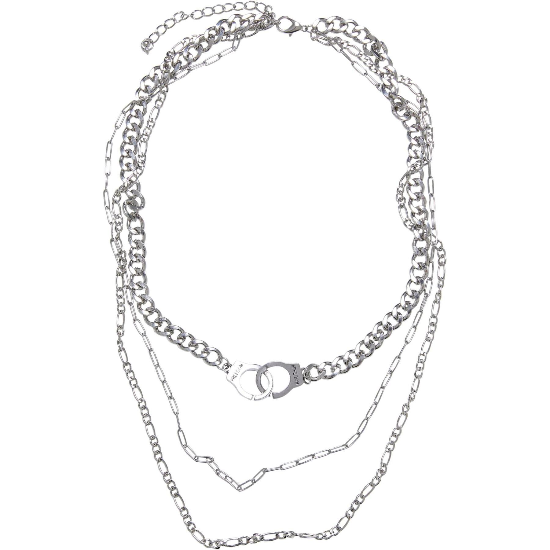 Women's stacked necklace Urban Classics Saturn