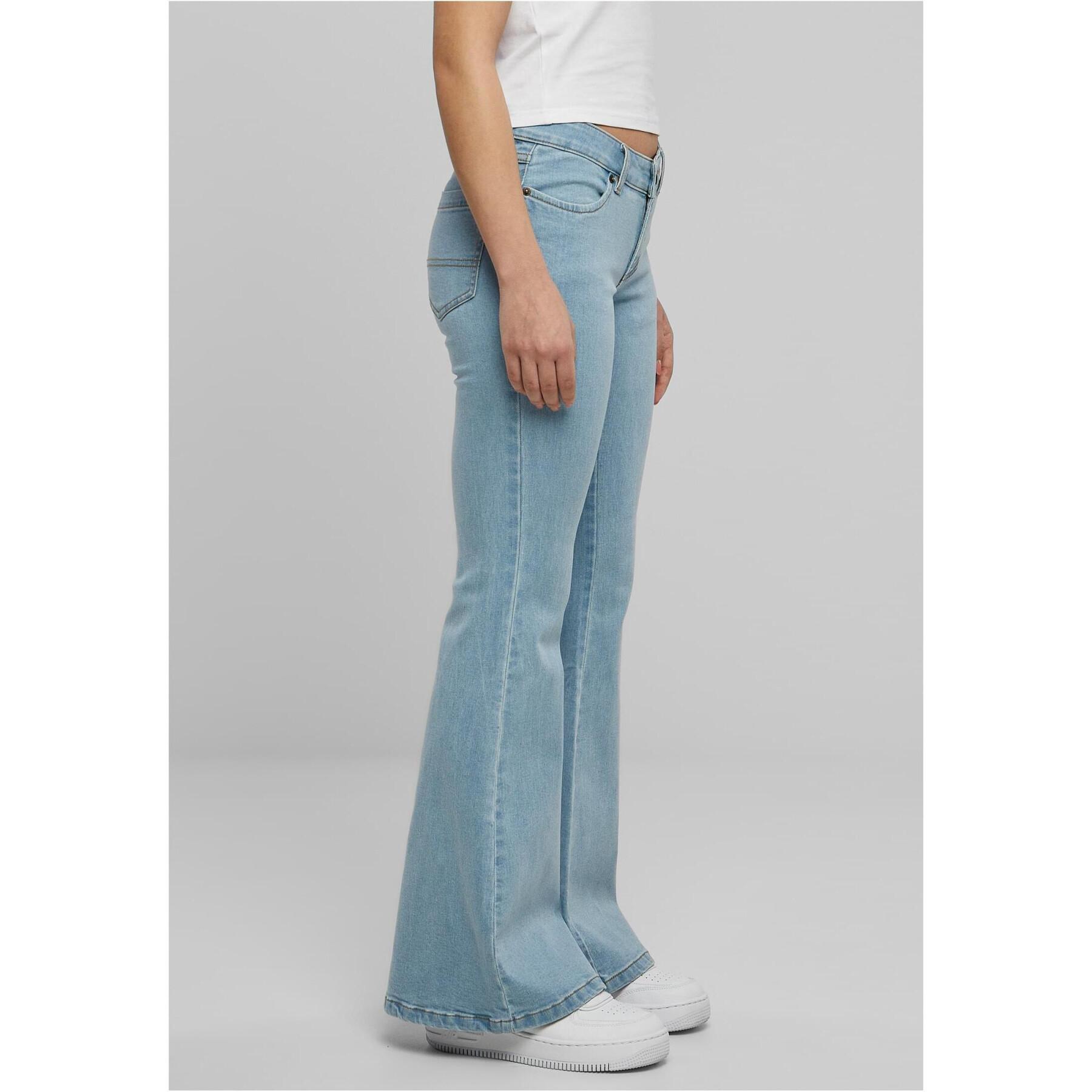 Women's flared jeans Urban Classics Organic
