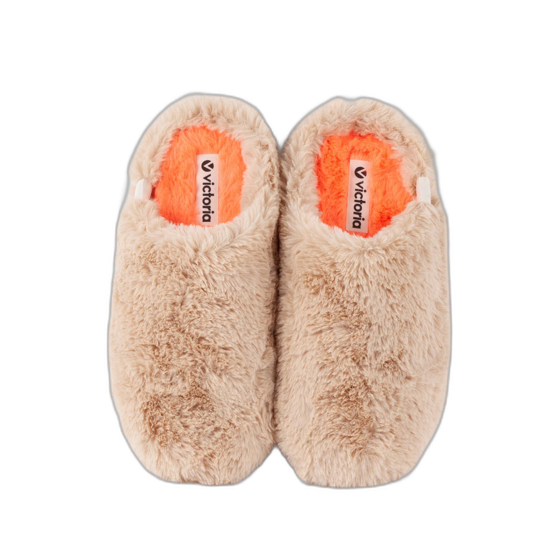 Women's slippers Victoria Norte Pelo & Fluor