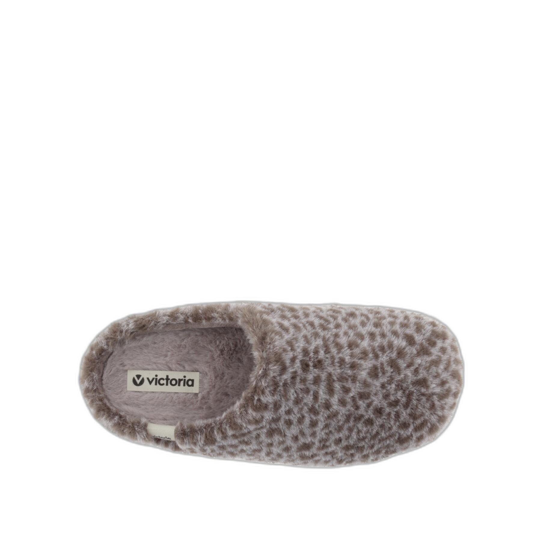 Women's printed slippers Victoria Norte Pelo Animal
