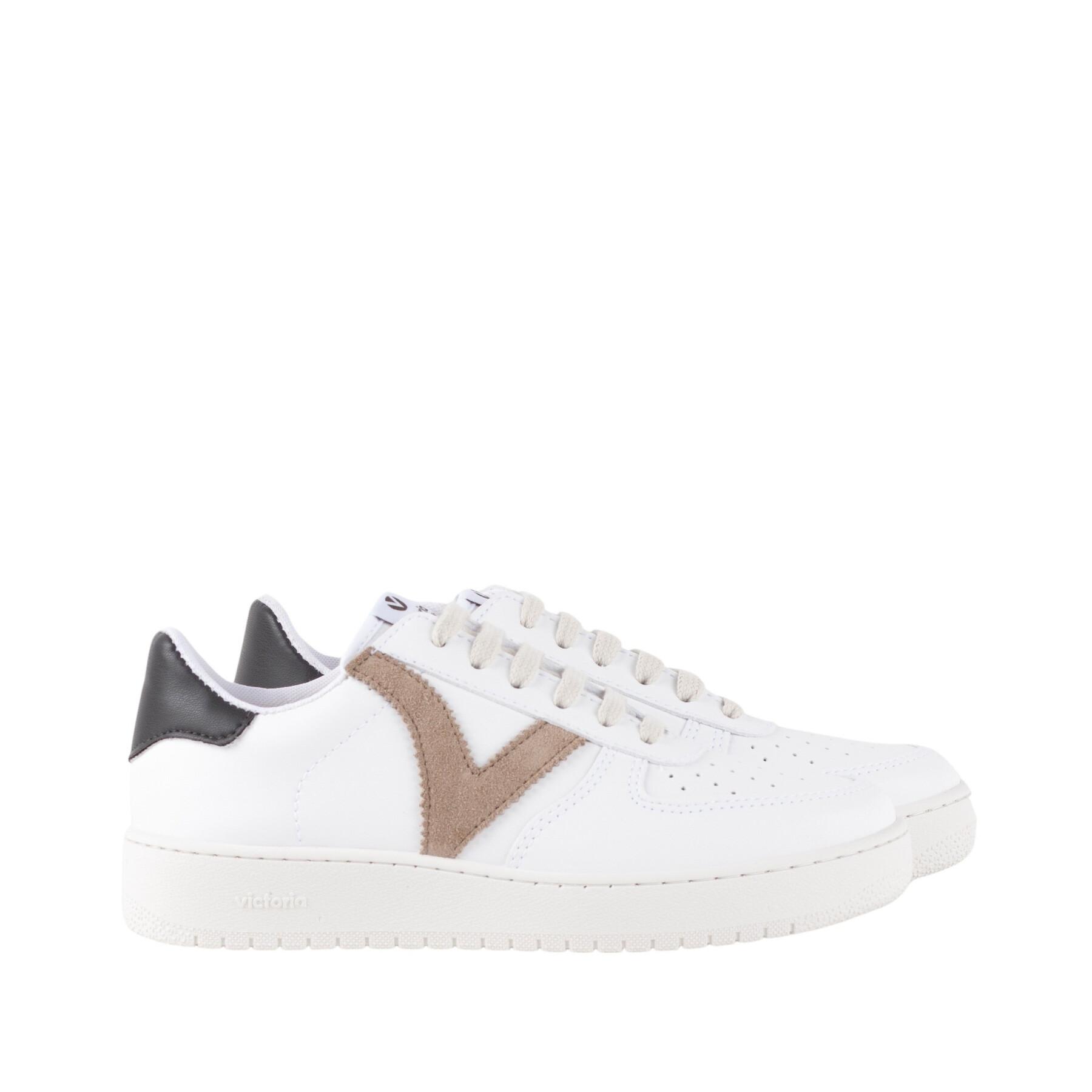 Women's leather-effect sneakers Victoria Madrid