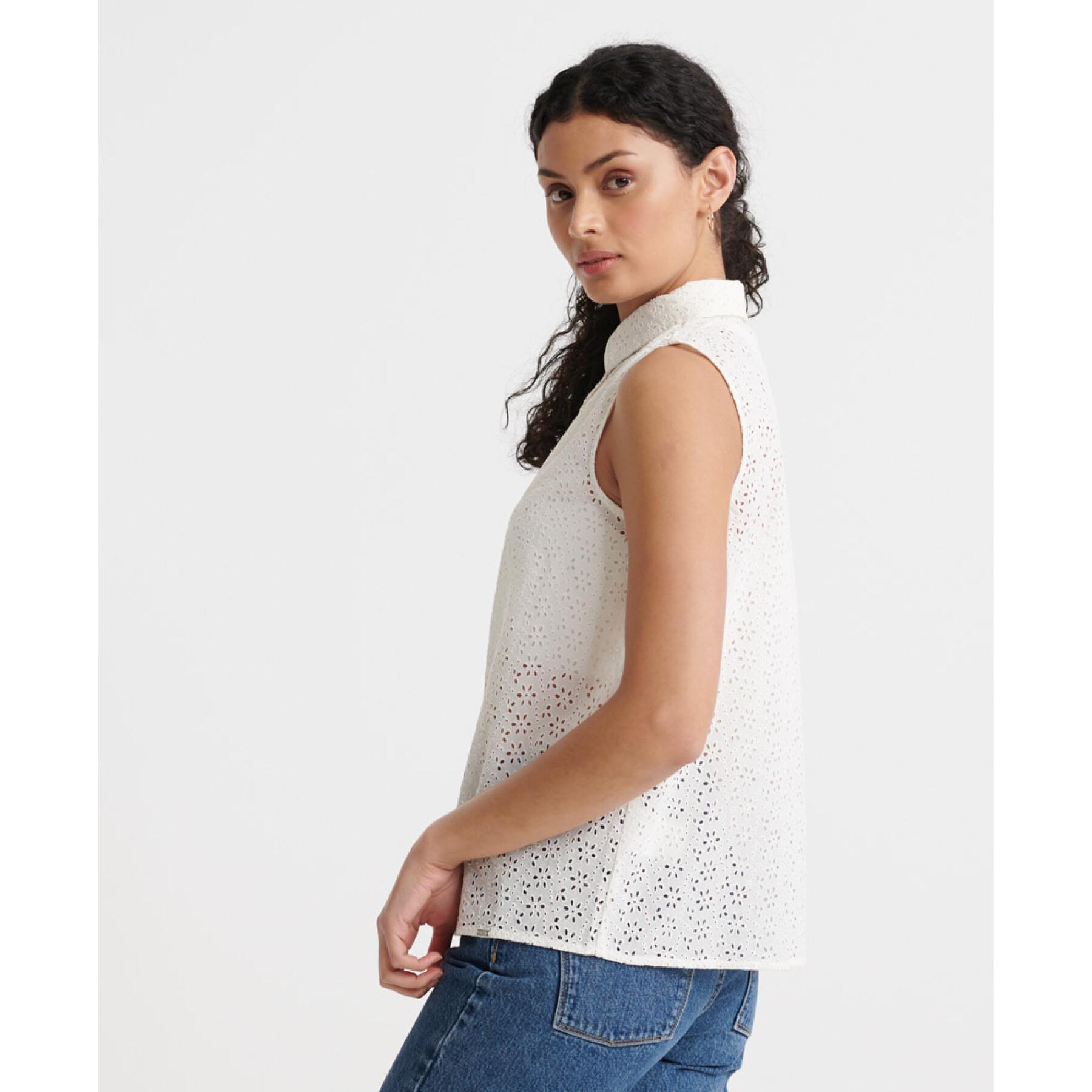 Woman's embroidered shirt Superdry Tilly