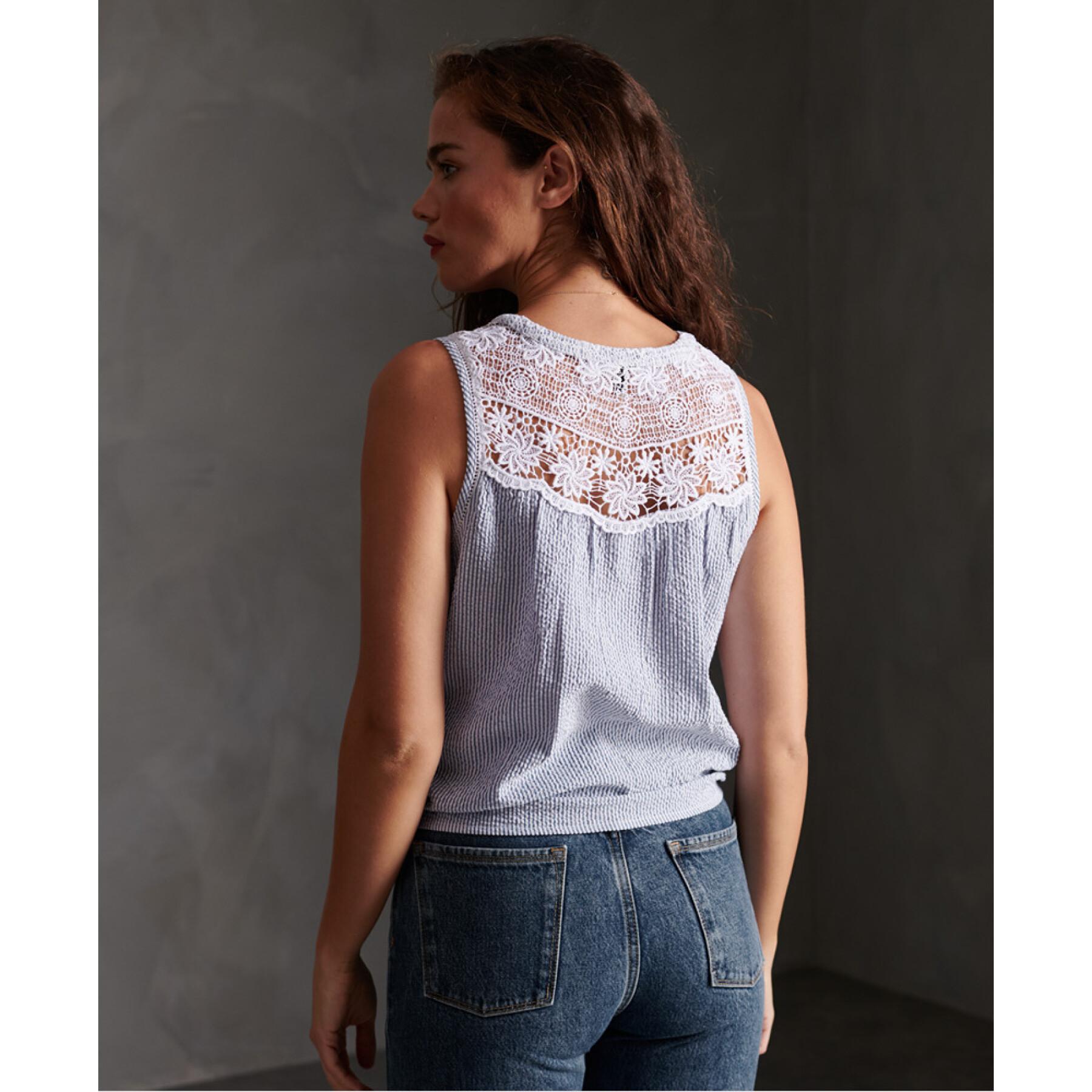 Women's lace blouse Superdry Morgan