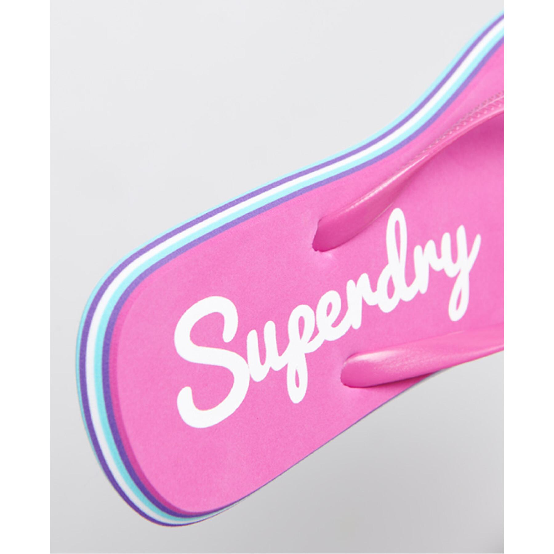 Women's flip-flops Superdry Rainbow
