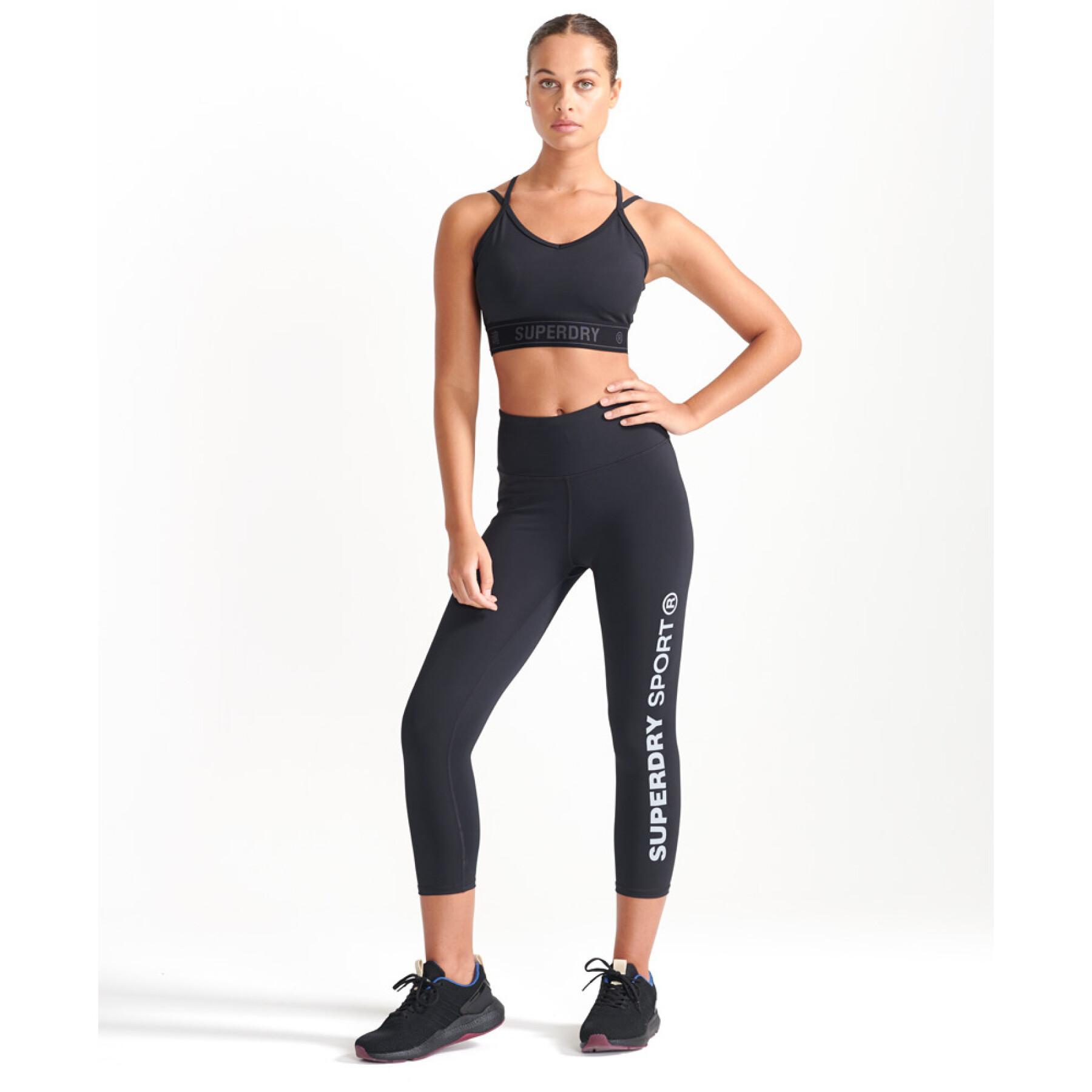 Women's short cut leggings Superdry Training Essential