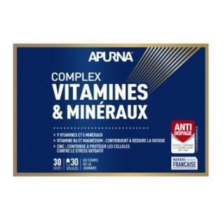 Food supplement case of 30 capsules Apurna Complexe Vitamines/Mineraux