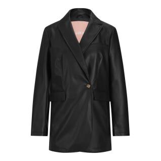 Faux leather blazer for women JJXX Mary