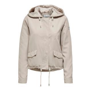 Women's hooded jacket Only onlskylar spring