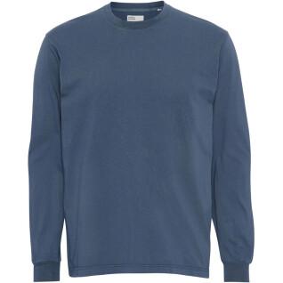 Long sleeve T-shirt Colorful Standard Organic oversized petrol blue