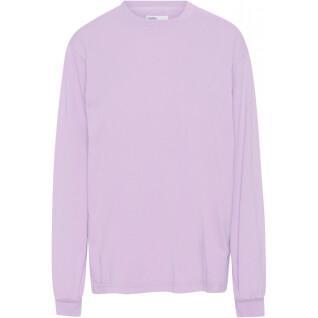 Long sleeve T-shirt Colorful Standard Organic oversized soft lavender