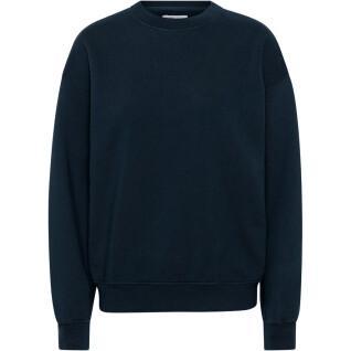 Sweatshirt round neck Colorful Standard Organic oversized navy blue