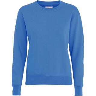 Women's round neck sweater Colorful Standard Classic Organic pacific blue