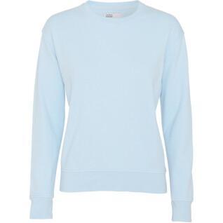 Women's round neck sweater Colorful Standard Classic Organic polar blue